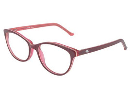FADDISH Full Rim Cat Eye Women's Spectacle Frame - (M-540-52|50) (RED PINK)
